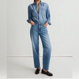 Madewell Slouchy BoyJean Women’s 29 100% Cotton Medium Wash Relaxed Fit Denim